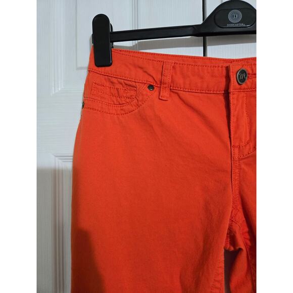 Maurices size 9/10 women's orange jeggings - Picture 2 of 9